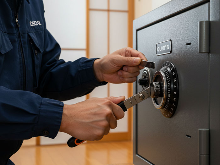 金庫の開錠